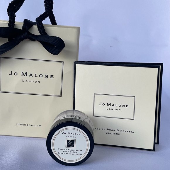 Jo Malone Peony Blush Body Cream + English Pear Sample, 2pc, NEW - Picture 5 of 14